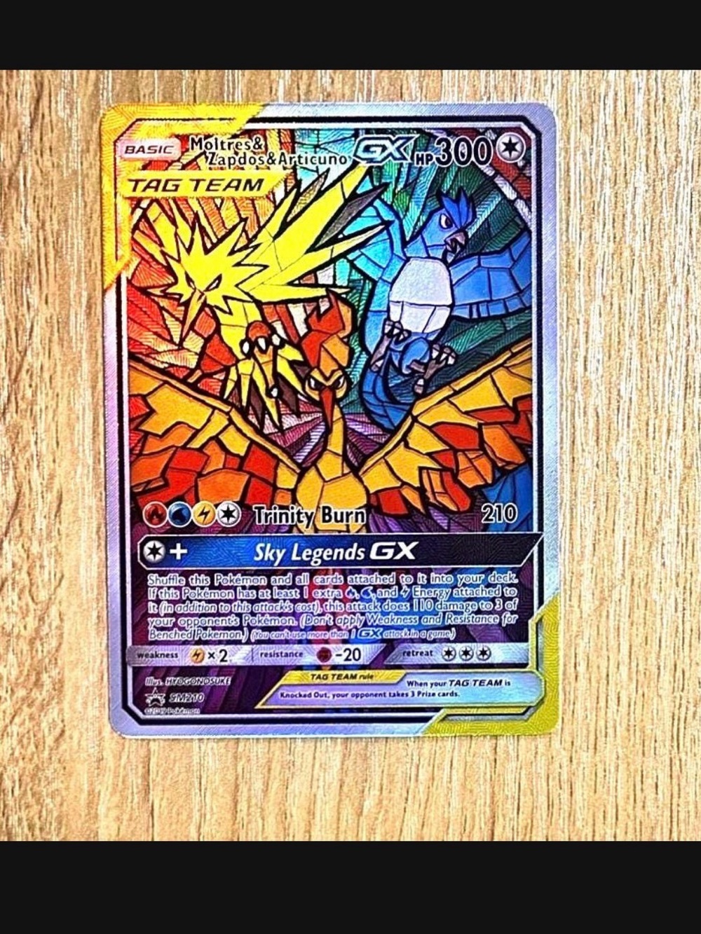 Moltres and Zapdos and Articuno GX custom card